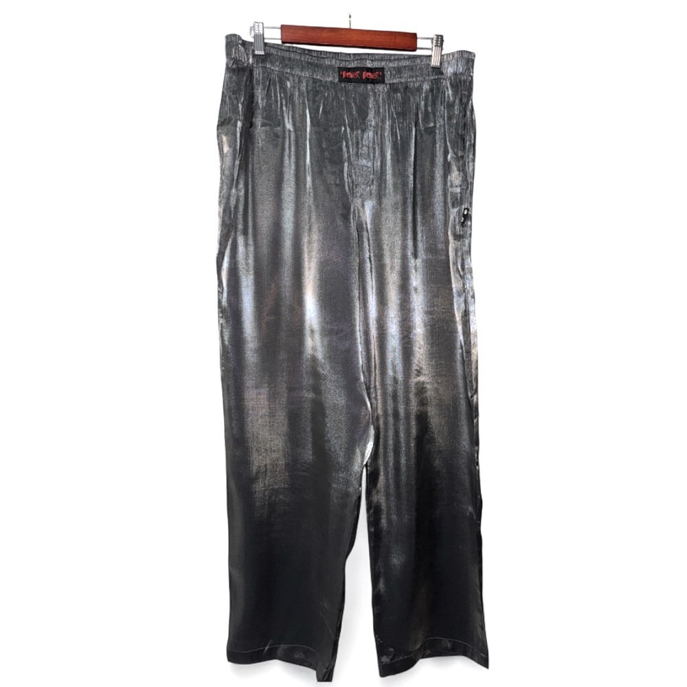 Men's Boxer Boxer Metallic Silver Lounge Pants size Large